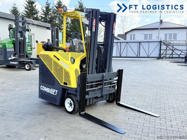 4-way forklift Combilift CB2500 GAS TRIPLEX 4900 FORK POSITIONER