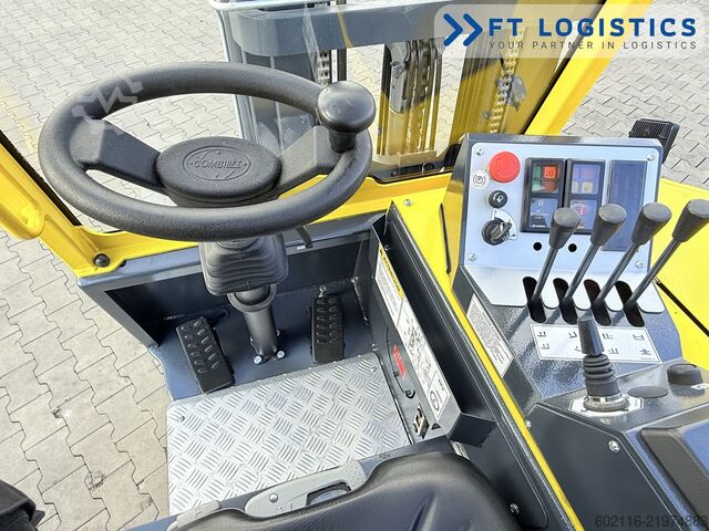 4-way forklift Combilift CB2500 GAS TRIPLEX 4900 FORK POSITIONER