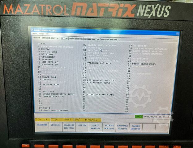 Horizontal-Bearbeitungszentrum Mazak HCN-5000 II