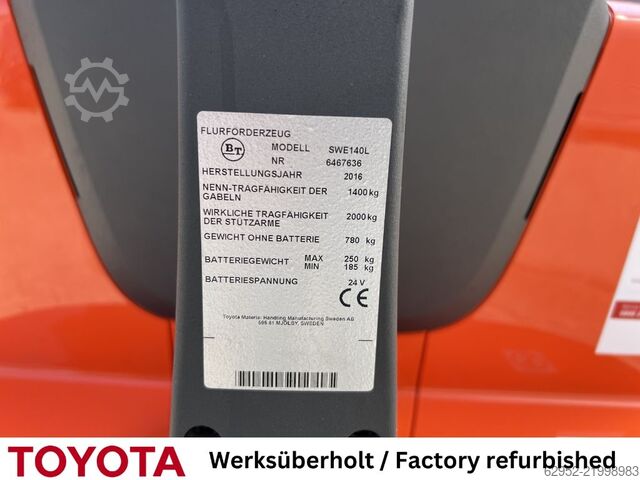 High Lift stacker Toyota SWE 140 L / 190 Std.!