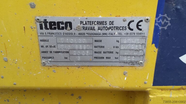 Scherenhubtisch Iteco IG 10130 (9,85m)