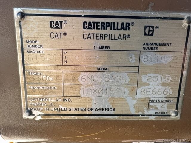 Scraper Caterpillar 615C