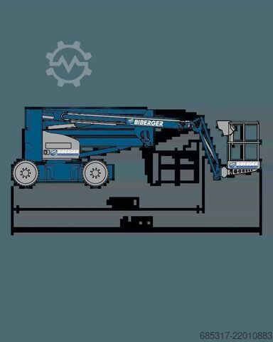 Articulating boom Niftylift HR17NE