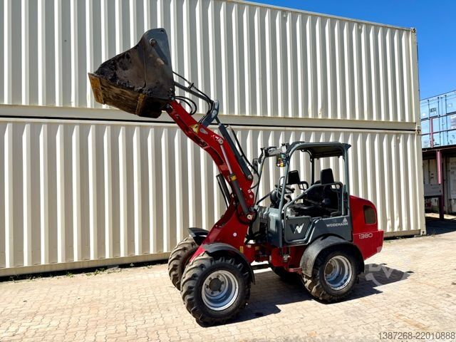 Wheel loader WEIDEMANN 1380 Hoflader/ 2020 BJ / 1.778 H / Klappschaufel