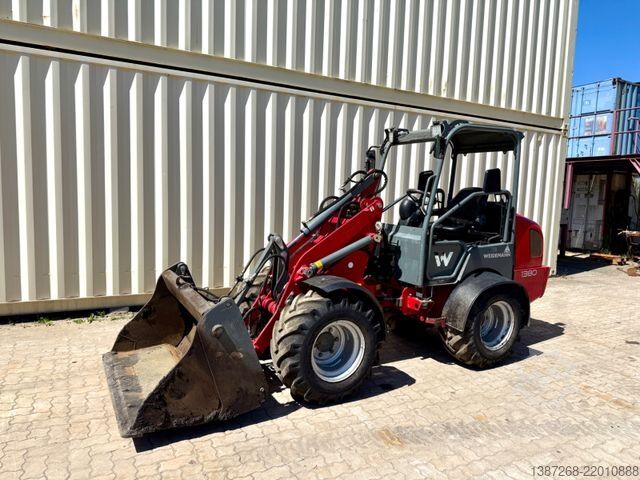 Wheel loader WEIDEMANN 1380 Hoflader/ 2020 BJ / 1.778 H / Klappschaufel