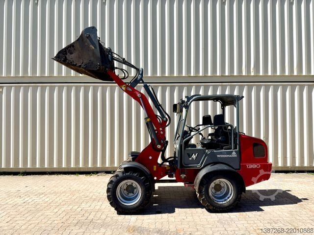 Wheel loader WEIDEMANN 1380 Hoflader/ 2020 BJ / 1.778 H / Klappschaufel