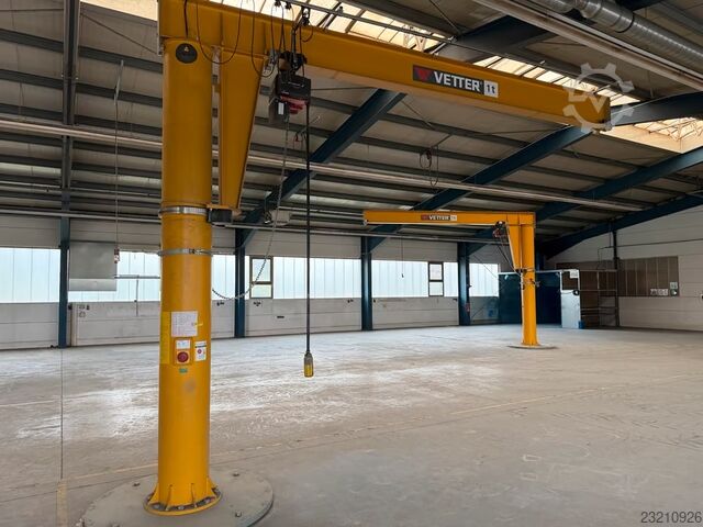 Pillar jib crane 1000 kg - 5.5 m Vetter 