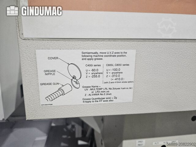 Wire EDM Machine FANUC ROBOCUT alpha C800iB