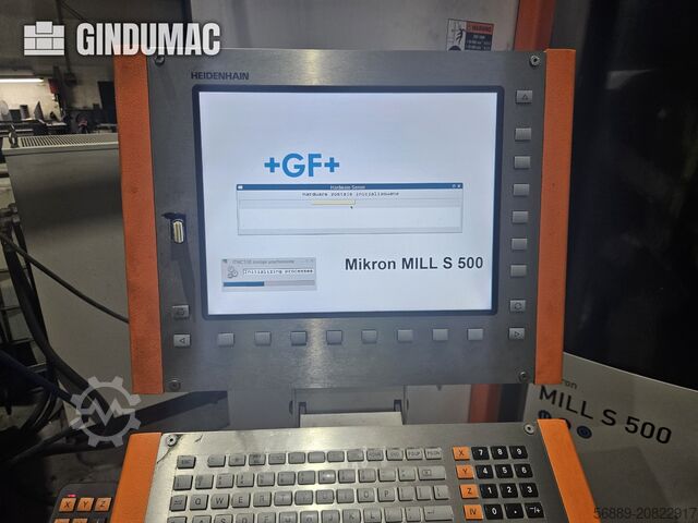 VERTIKALES BEARBEITUNGSZENTRUM +GF+ MIKRON MILL S 500