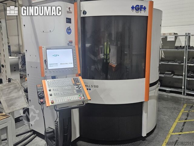 VERTIKALES BEARBEITUNGSZENTRUM +GF+ MIKRON MILL S 500