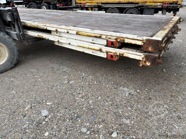 Wechselpritsche offen Krone BDF 7,45m Plattform mehrfach 2013