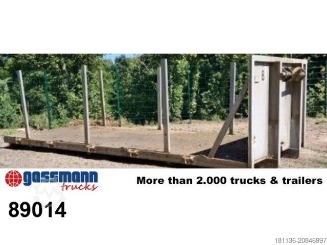 Abrollcontainer  Abrollcontainer Plattform mit Rungen