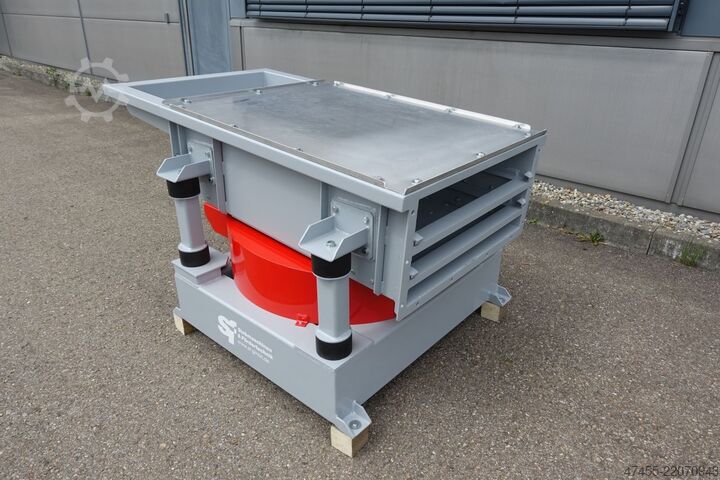 Screening machine | Oscillating Screen S&F GmbH - Siebmaschinen u Fördertechnik ASM-100