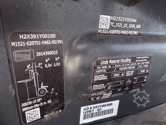 LPG Forklifts Linde H20T-01