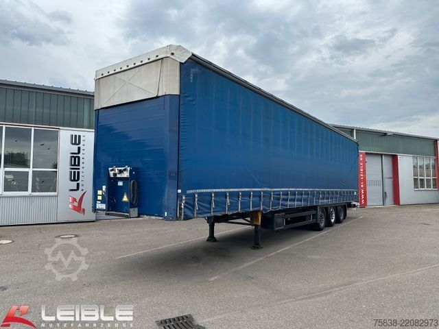 Open semitrailer with tarp SCHMITZ CARGOBULL SCS 24*Varios Mega Tautliner*Hubdach*