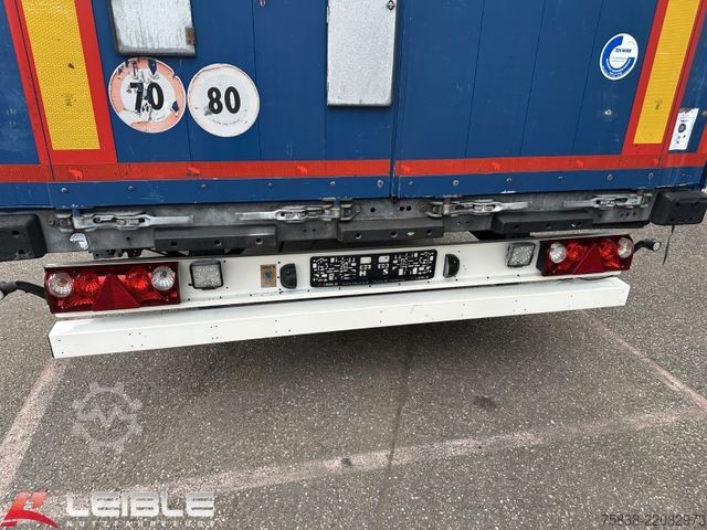 Open semitrailer with tarp SCHMITZ CARGOBULL SCS 24*Varios Mega Tautliner*Hubdach*
