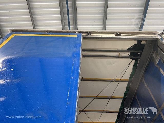 Open semitrailer with tarp Berger Curtainsider Mega