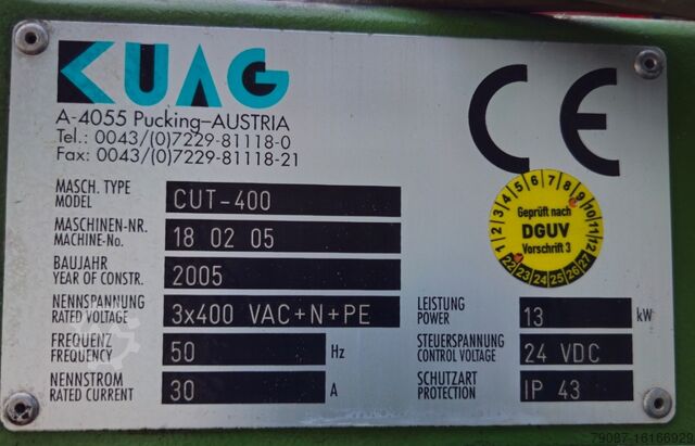 ROHR-SÄGE KUAG CUT-400 KUAG CUT-400