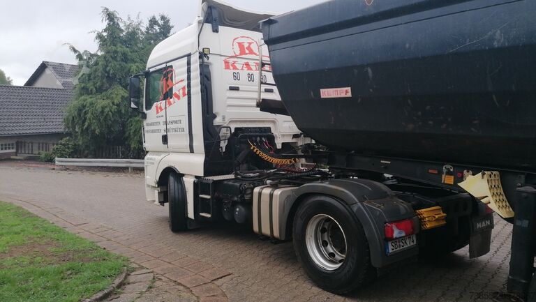 Tractor Unit MAN TGX 18.480 4x2 BLS WITH TIPPER HYDRAULIC AND GOOD TIRES