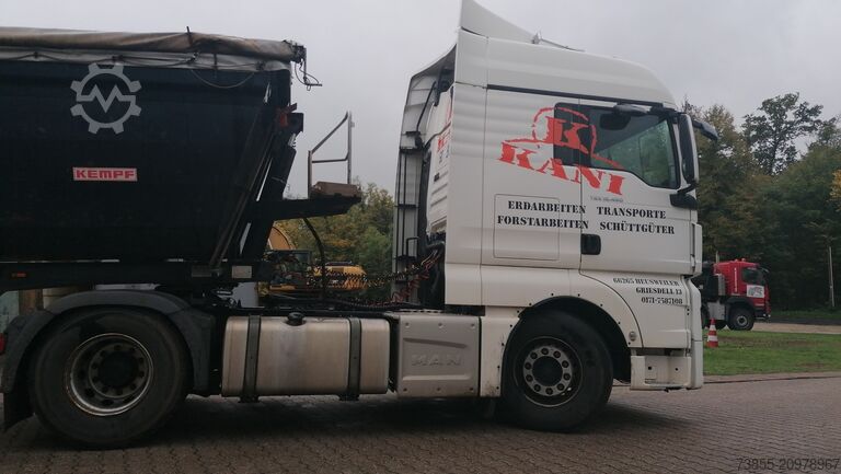 Tractor Unit MAN TGX 18.480 4x2 BLS WITH TIPPER HYDRAULIC AND GOOD TIRES