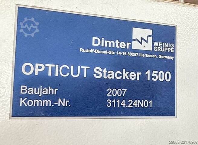 Stapelmaschine Opticut Stacker 1500 Opticut Stacker 1500