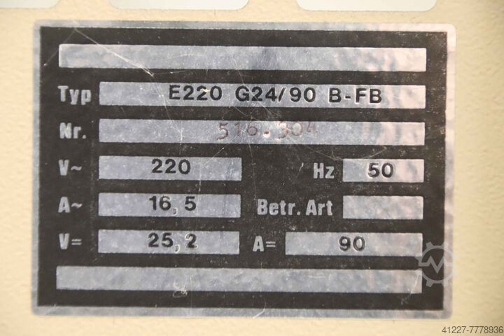 Charger for forklifts 24 V/90 A Benning E220 G24/90 B-FB