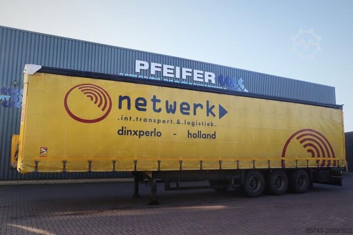 Curtain sided Schmitz Cargobull SCB3ST CoC Documents, TuV Loading Certificate, Dut