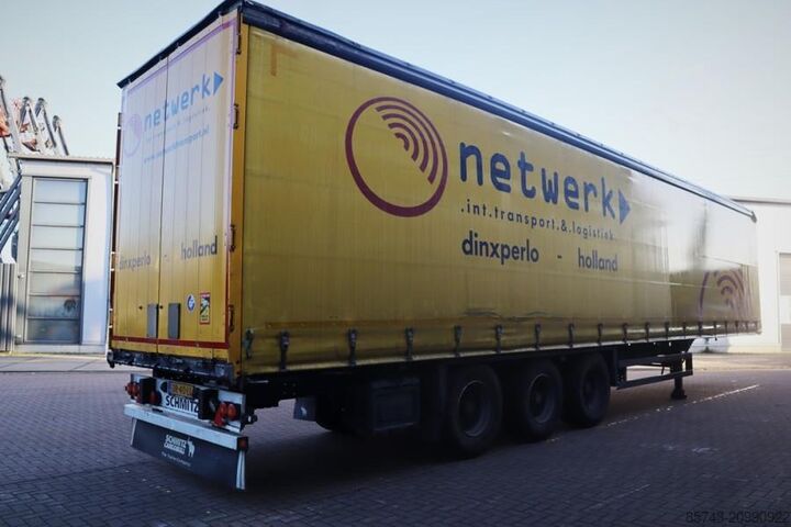 Curtain sided Schmitz Cargobull SCB3ST CoC Documents, TuV Loading Certificate, Dut