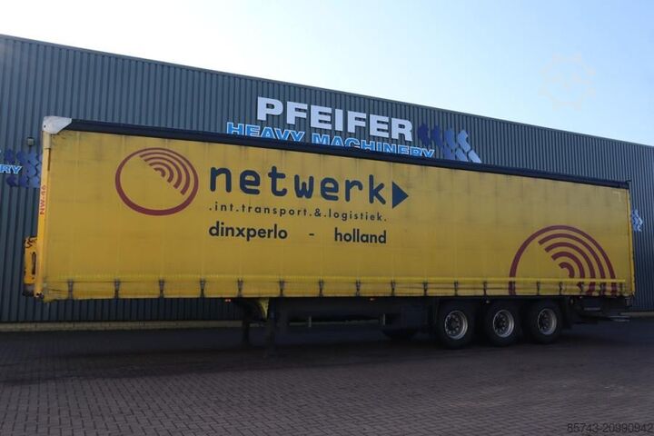 Curtain sided Schmitz Cargobull SCB3ST CoC Documents, TuV Loading Certificate, Dut