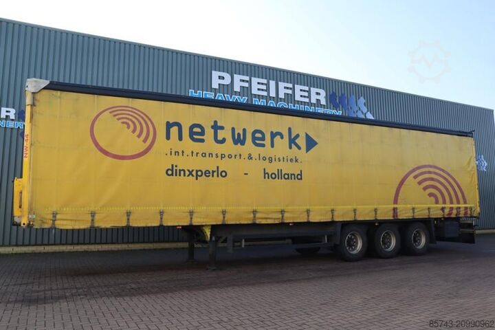 Curtain sided Schmitz Cargobull SCB3ST CoC Documents, TuV Loading Certificate, Dut