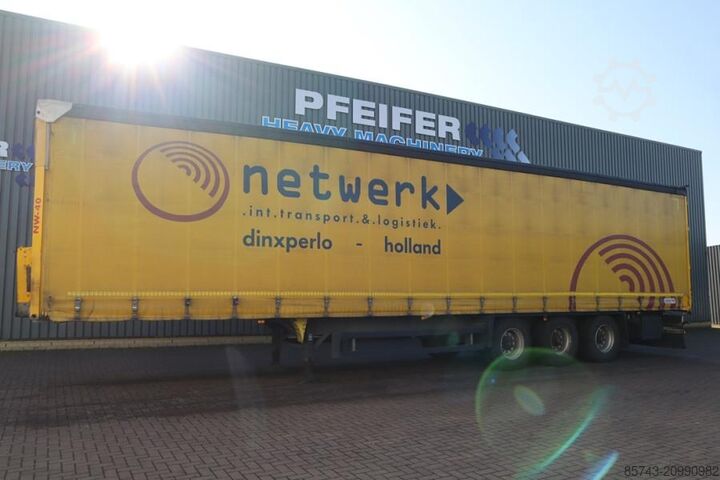 Curtain sided Schmitz Cargobull SCB3ST CoC Documents, TuV Loading Certificate, Dut