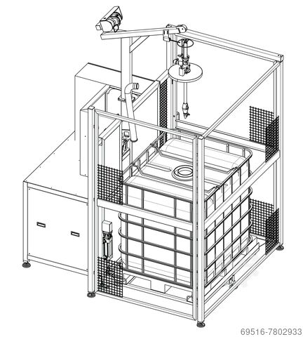 IBC CONTAINER WASH Vacat-Technika MK1003/21/1