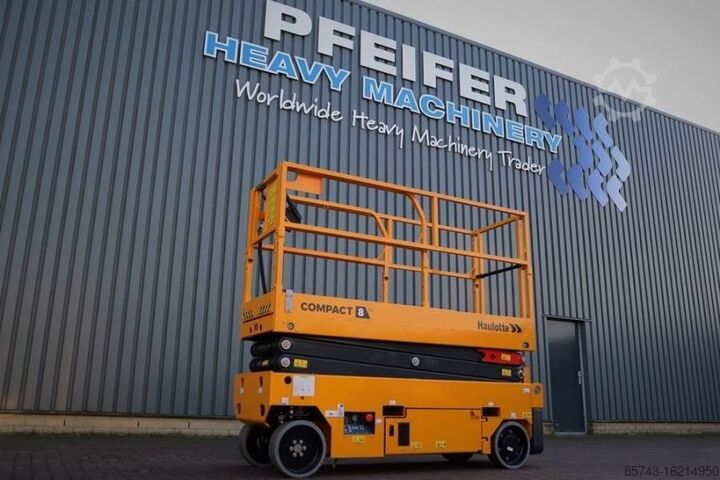 Scissor lift Haulotte Compact 8N Valid inspection, *Guarantee! 8m Workin