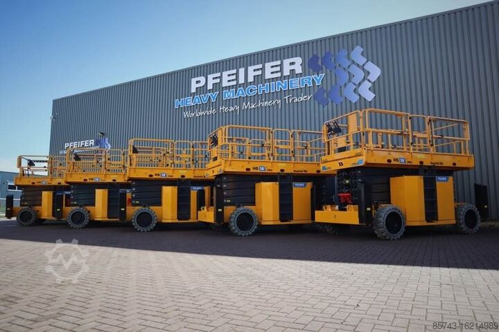 Scissor lift Haulotte HS18EPRO Valid Inspection, Electric 4x4 Drive, Ver