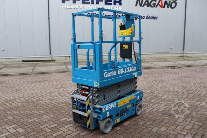 Scissor lift Genie GS1330M Valid inspection, *Guarantee! All-Electric