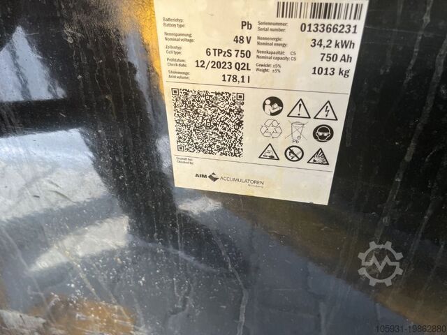 Electric 3-wheel forklift Jungheinrich EFG220