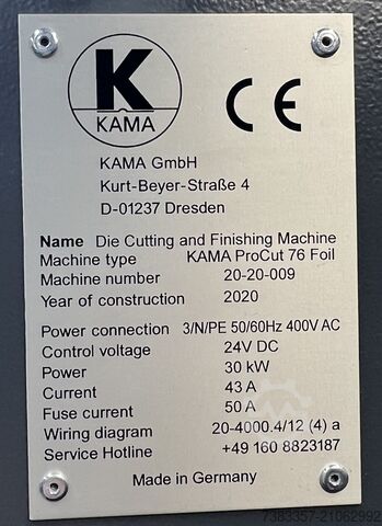 KAMA ProCut 76 Foil KAMA ProCut 76 Foil