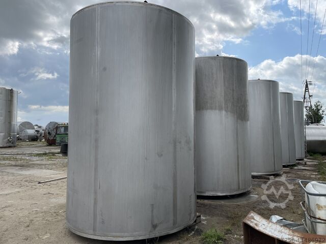 Edelstahltank 14000l, 316L Stahl 140hl