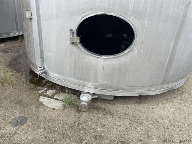 Edelstahltank 14000l, 316L Stahl 140hl