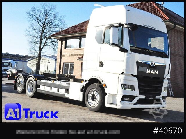 Wechselfahrgestell LKW MAN TGX, 26,510 LL, Multiwechsler 2x AHK, 7.82 WB Intarder,