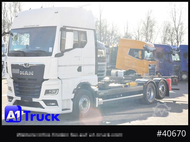 Wechselfahrgestell LKW MAN TGX, 26,510 LL, Multiwechsler 2x AHK, 7.82 WB Intarder,