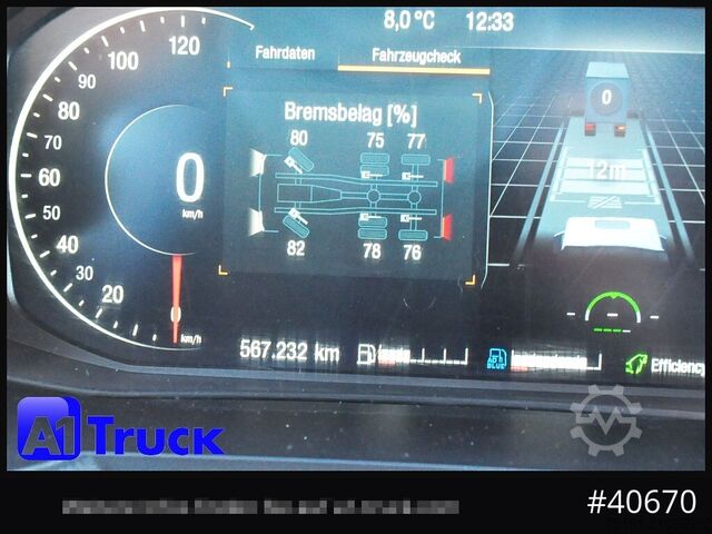 Wechselfahrgestell LKW MAN TGX, 26,510 LL, Multiwechsler 2x AHK, 7.82 WB Intarder,