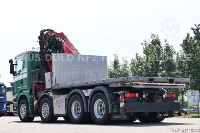 Autokran SCANIA R 420 8x4 Wechselaufbau Kran Fassi Funk