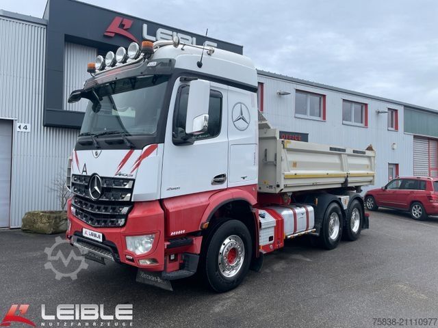 Three-sided tipper truck MERCEDES-BENZ Arocs 2651*Meiller Bordmatik*AP-Achse*AT Motor*