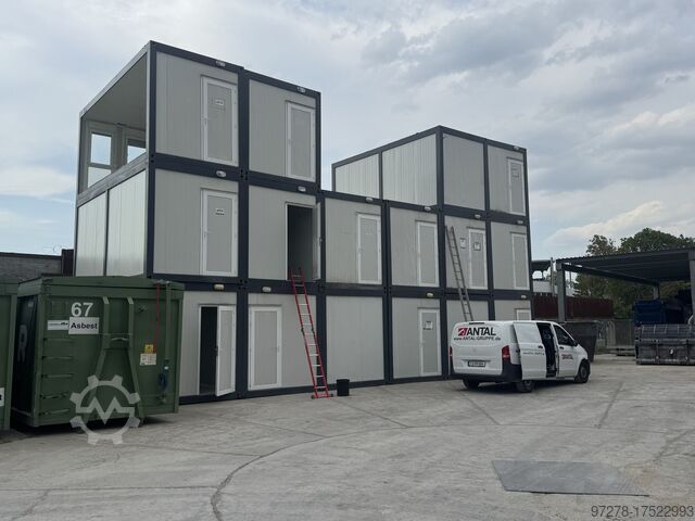 Modular building container set of 30 units. Baucontainer Hochburg Container
