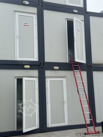 Modular building container set of 30 units. Baucontainer Hochburg Container