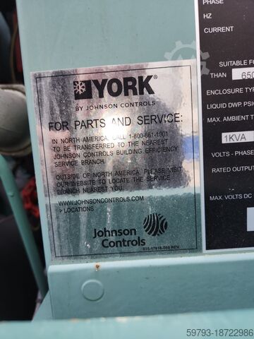 Chiller Chiller York Komplettpaket 1chiller und 1Kühlaggregat
