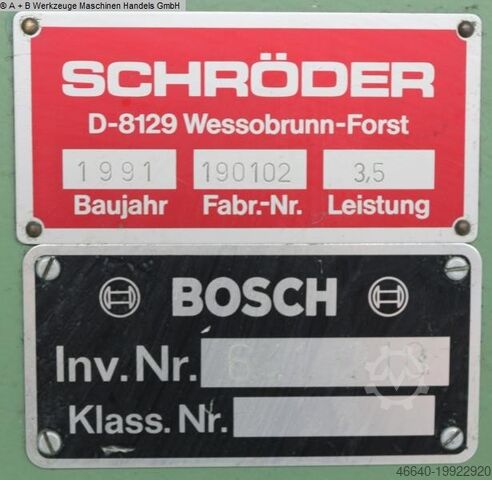 Folding Machine SCHROEDER MAK II 2000 x 3.5