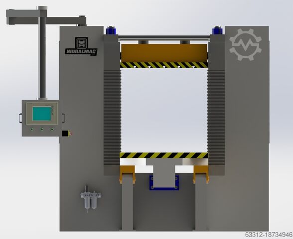 Tryout-Presse Hidrobrasil 110 Tonnen Tuschierpresse