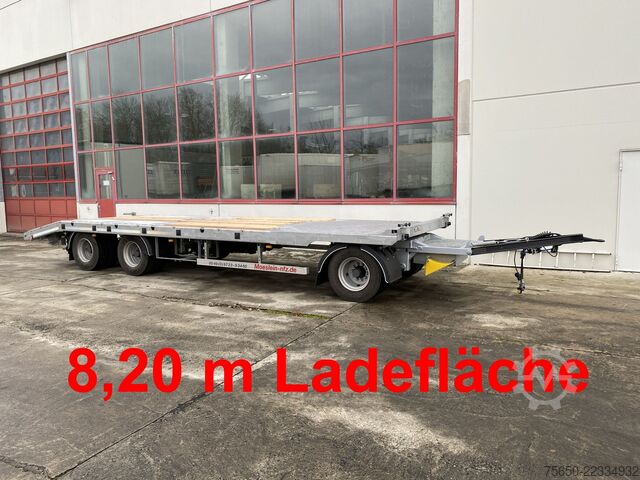 Low loader trailer Möslein T 3-8,20 P OR  3 Achs Tieflader gerader Ladefläche 8,10 m,Neufahrzeug